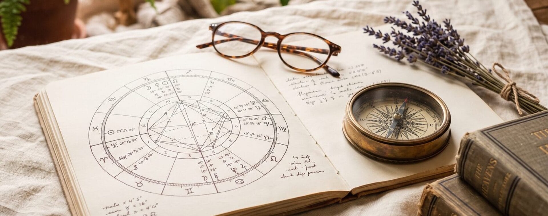 Élèves travaillant sur des thèmes astrologiques